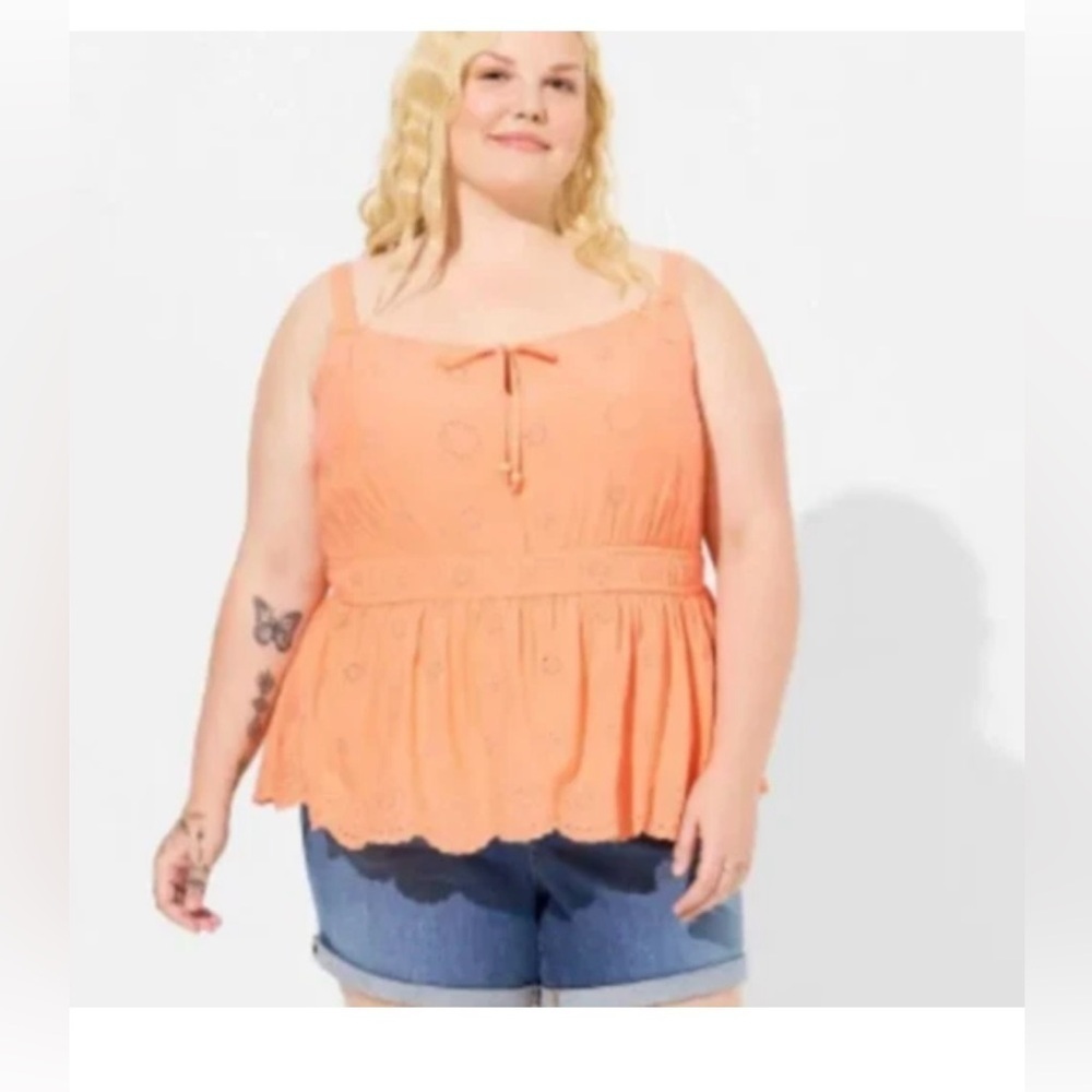 Torrid Women's Orange Sleeveless Top